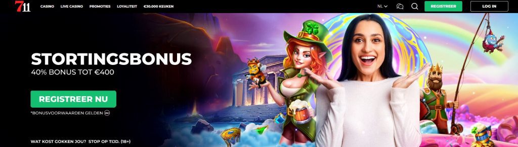 711 Casino Stortingsbonus promotie inlog