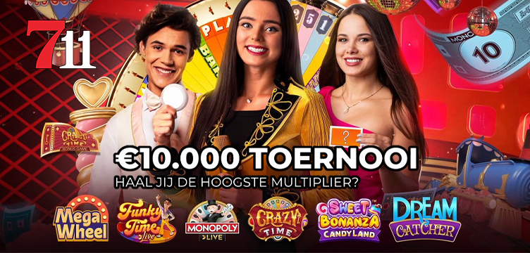 711 Casino Wheel of Fortune Toernooi nieuws