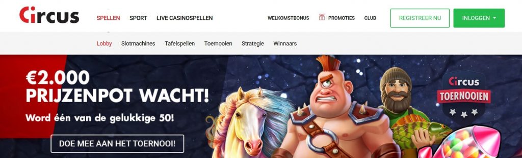 Circus Casino Pragmatic Play Toernooi 2K inlog