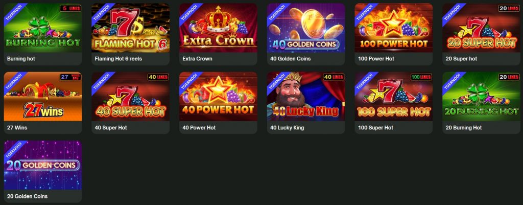 ComeOn! Casino Amusnet Toernooi slots