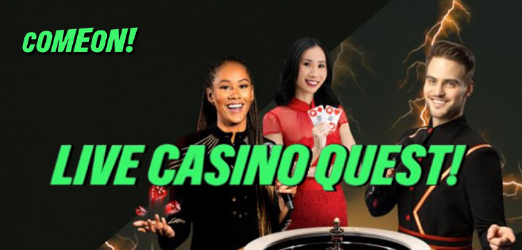 ComeOn! Casino Live Casino Quest nieuws