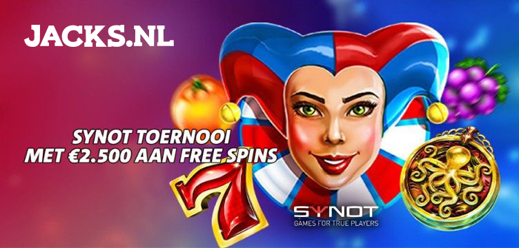 Jacks.nl Synot Toernooi free spins nieuws