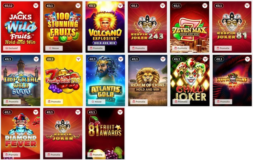 Jacks.nl Synot Toernooi free spins spellen